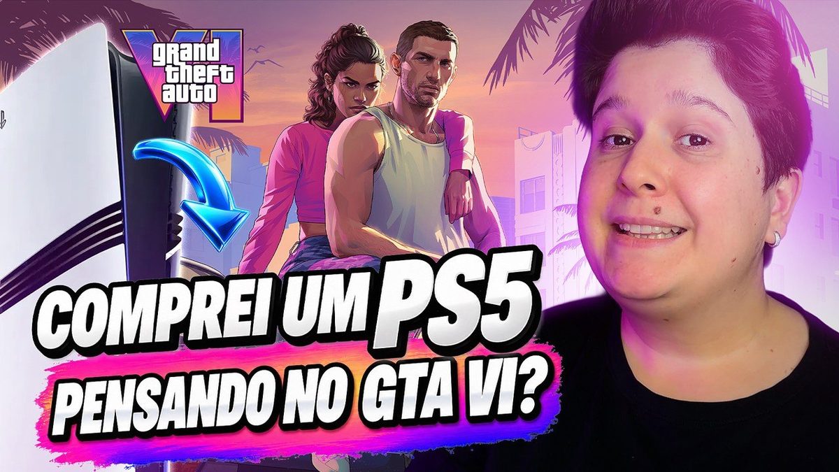 Thumbnail do vídeo Comprei um PS5 por causa do GTA 6?